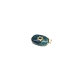 Pendant -  9ct Gold. Eilat Stone/Malachite Star of David - ML2780
