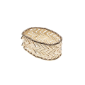 Bracelet - Gold Tone Aztec Design. Stretch Bracelet - ML2807