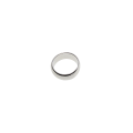 Ring - Silver Tone Curved Wide Band - ML2844