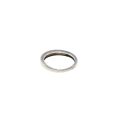 Ring - 925 Silver with Opal Inlay Eternity Band Ring - ML2944
