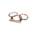 Ring - Copper Tone Stacking Rings  x 3 - ML2986