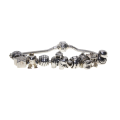 Bracelet - 925 Silver Donna Mia Bracelet with 9 Silver Charms - ML3067