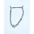 Bracelet - Vintage 925 Silver ID Bracelet. Linked Chain ML2022