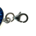 Pendant - 925 Silver with Clear and Blue Stones Surrounding the Evil Eye - ML2083