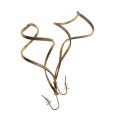 Earrings - Gold Tone Twirl Style For Pierced Ears - ML2090