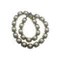 Necklace - Vintage Silver Tone Beaded Necklace with Lace Style Clasps on Each Bead - ML2192