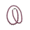 Necklace - Vintage Pink Faux Pearl Necklace - ML2220