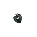 Pendant - Vintage Hematite Heart Pendant - ML2226