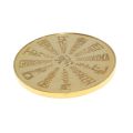 Coin - Commemorative State Coin of Israel. Coppernicol Gold Plated. Jerusalem in various language...