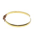 Bracelet - Vintage Brass with Copper Detail Cuff Bracelet - ML3165