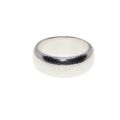 Ring - 925 Silver 1/2 Round Wedding Band (Flat inside) - ML3201