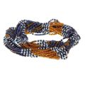 Necklace - Zulu Beaded Necklace. Multicoloured Multi strands - ML3247