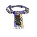 Necklace - Colourful handmade Xhosa Tribal Necklace . Fully Beaded - ML3250