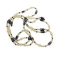 Bracelet - Hematite Magnetic Chain with Faux Pearls inbetween - ML3401