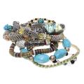 Bracelets - Assorted Beaded Bracelets. Various styles and sizes x 10 - ML3439