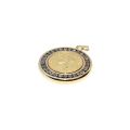 Pendant -  Vintage Queen Victoria 18ct Rolled Gold Plating Pendant with Diamantes - ML3448