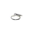 Ring - 2 x Silver Tone Plain Band Rings. Statement Jewellery - ML3490