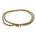 Chain - Gold Tone Rope Chain - ML3492