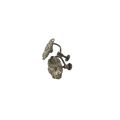 Earrings - Vintage Silver Tone Beautiful Filigree Flower Clip on Earrings - ML3567