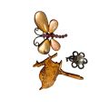 Brooches - 3 x Brooches - Bird, Butterfly and Flower - ML3569