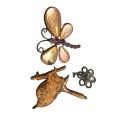 Brooches - 3 x Brooches - Bird, Butterfly and Flower - ML3569