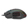 REDRAGON PERDICTION 4 12400DPI RGB MMO Ergo Gaming Mouse - Black