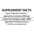 Agmatine Sulphate 100 Capsules (600mg)