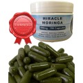 Miracle Moringa 400mg Capsules (Organic Moringa Oleifera Powder) - 0.35kg
