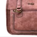 Cotton Road Pink PU Leather Handbag