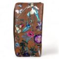 Cotton Road Brown PU Leather Wallet With Flowers And Butterflies