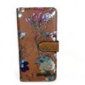 Cotton Road Brown PU Leather Wallet With Flowers And Butterflies