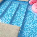 POOL MOSAIC TILES RECONSTITUTED GLASS TILE BLUE MIX