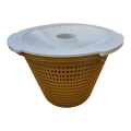 POOL WEIR REPLACEMENT COMBO SWIMQUIP WEIR MUSTARD BASKET AND WHITE VAC LID