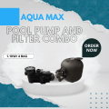POOL PUMP AND FILTER AQUAMAX 1.1KW/4BAG (COMBO SPECIAL)
