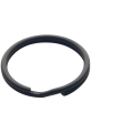 100pcs Split ring 25mm Black, Ring for keyring, Black keychain ring