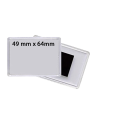 50pcs Blank Clip in Fridge Magnet (49mm X 68mm) Photo frame magnet