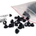 500pcs Eyelet, 4mm BLACK (COPPER) with Washers