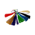 10pcs Tassel, Mixed Colours, Thread 80mm with loop, Bookmark tassel, Hanging rope tassle