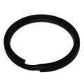 Split ring Flat (30mm) Black colour, Ring for keyrings, keyring rings Black split ring