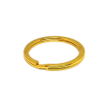 100pcs Flat Gold 25mm Split Ring for Keys and Crafts