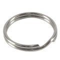 100pcs 25mm split ring (nickel plated) ring for keyrings. (Silver)