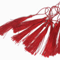 100pcs Vibrant Red Tassle - Exquisite Decorative Accessory