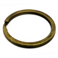 25pcs Split ring Flat (25mm) Antique Brass colour, Ring for keyrings, keyring rings
