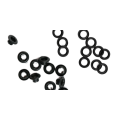500pcs Eyelet, 4mm BLACK (COPPER) with Washers
