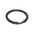 Gun-Metal Black Flat Split Ring for Keytags - 30mm