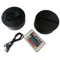 LED Light Base Multi colour with remote, USB and battery operated