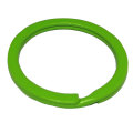 Flat Split Ring, Lime coloured for Keyrings and Accessories (25mm) Green split ring