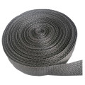 Webbing 25mm Dark Grey webbing strap, Polypropylene strap