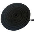 10m Webbing 10mm Black webbing strap, Polypropylene strap