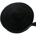 10m Webbing 20mm Black webbing strap, Polypropylene strap